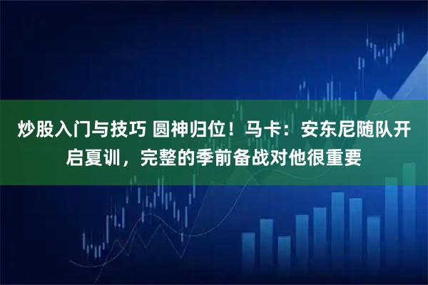 炒股入门与技巧 圆神归位！马卡：安东尼随队开启夏训，完整的季前备战对他很重要